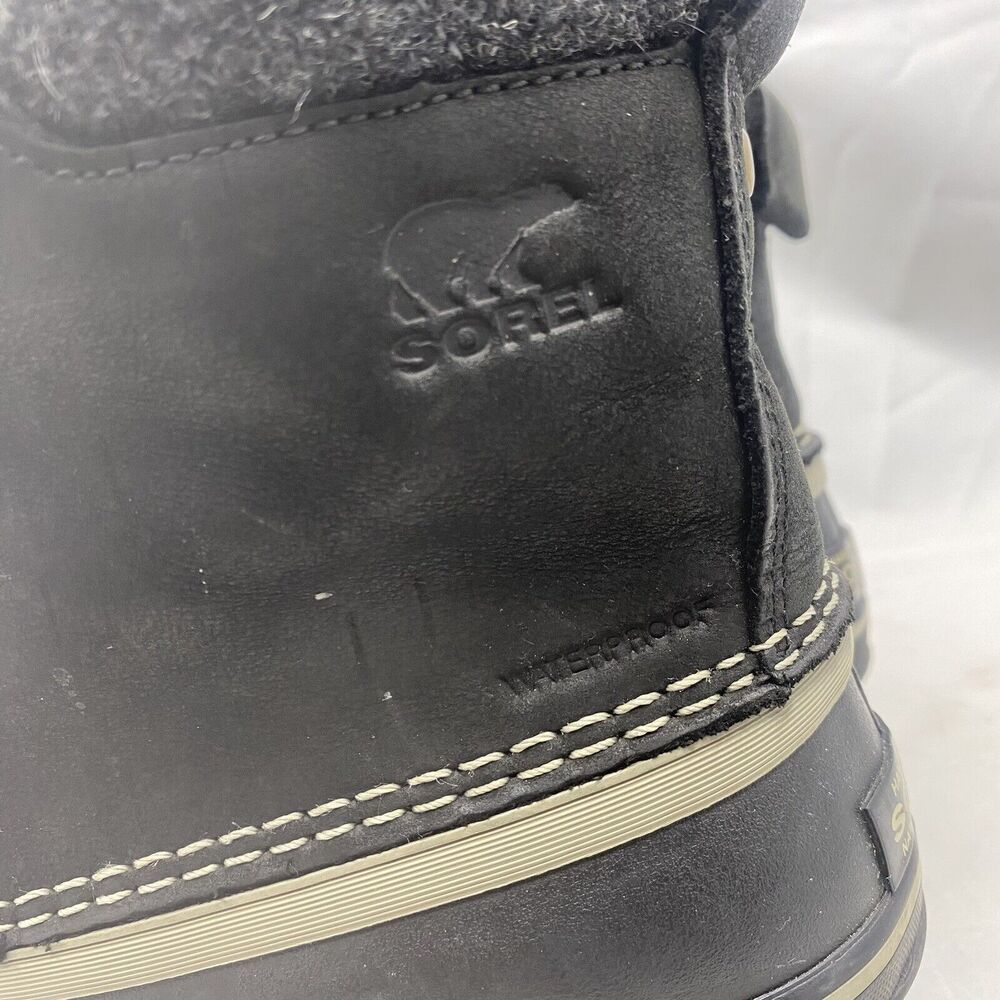 Sorel Womens Slimpack Lace II Insulated Snow Winter Boots Black NL2348-010 Sz 10 - Picture 6 of 12